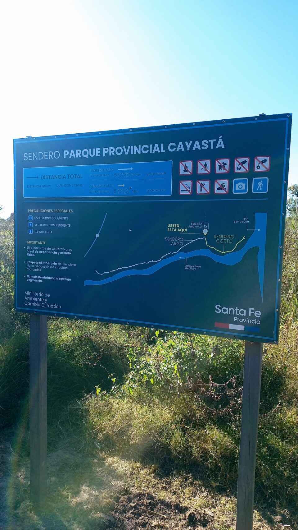 CAYASTA: HOY SE HABILITO LA APERTURA DE LA RESERVA PROVINCIAL