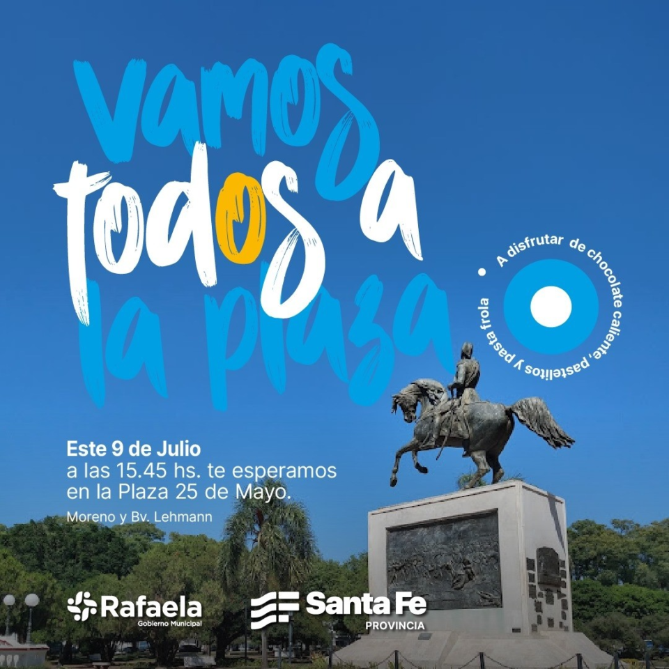 Rafaela celebrará el Día de la Independencia