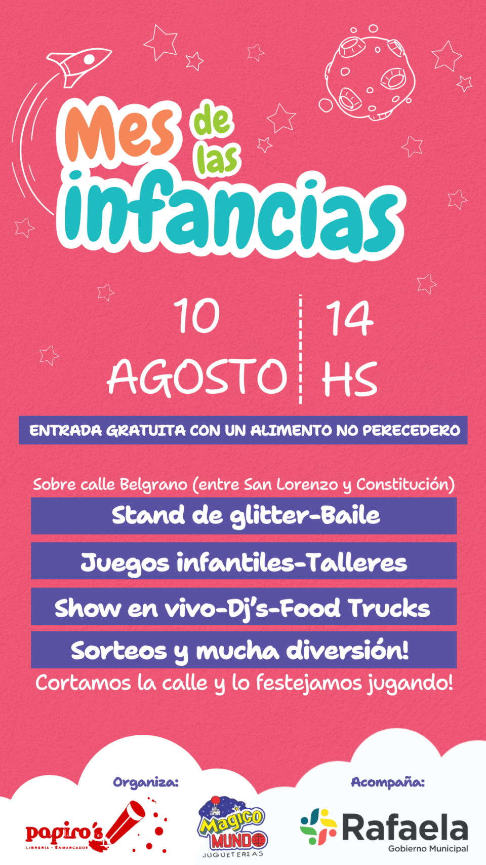 Gran celebración solidaria en el mes de las infancias