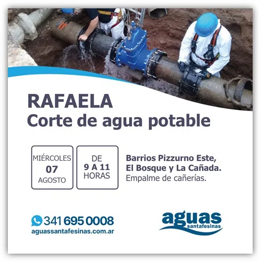 RAFAELA: ESTAREMOS TRABAJANDO EN UN SECTOR DE LA CIUDAD