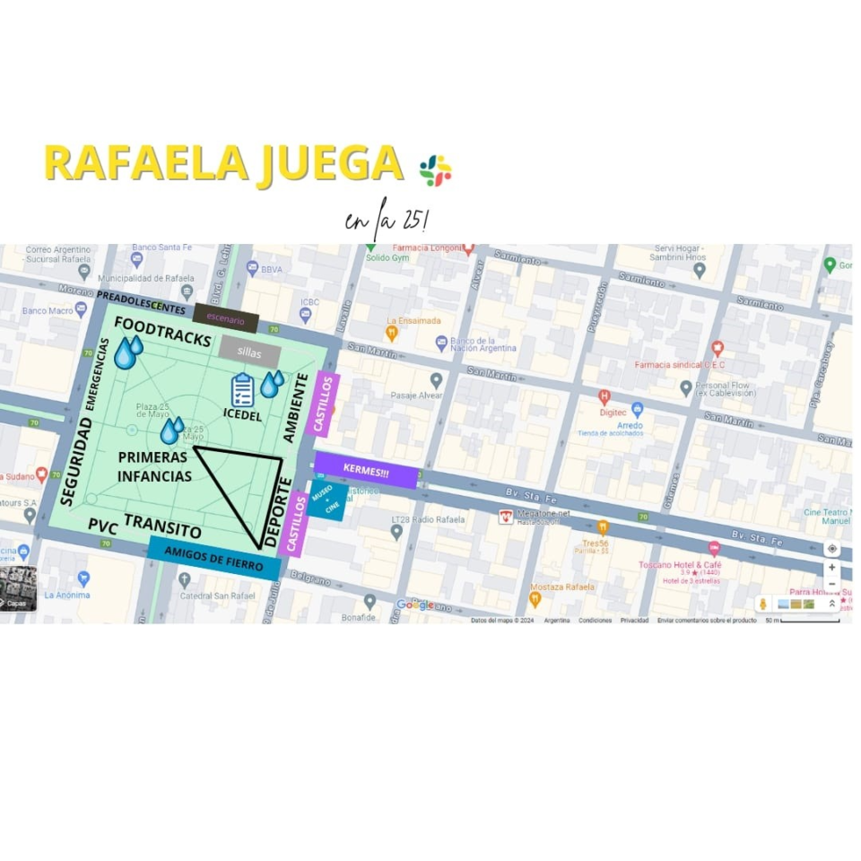“Rafaela juega en la 25”: operativo especial