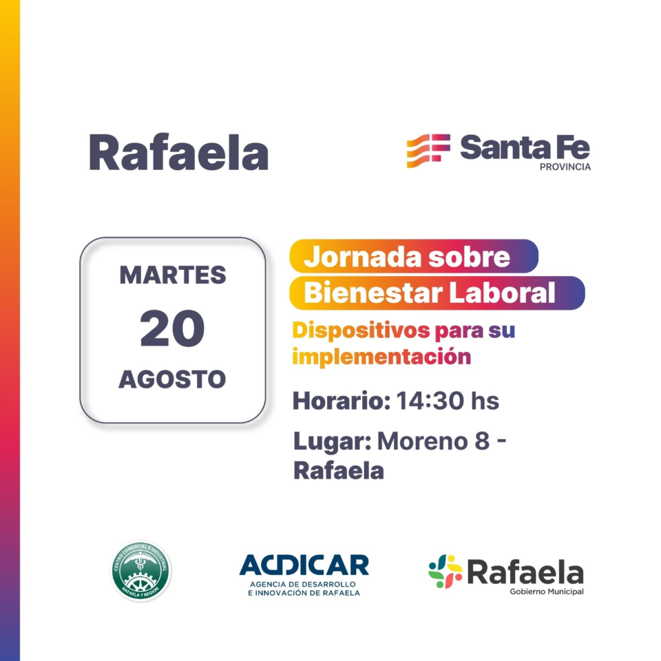 Se realizará una jornada sobre bienestar laboral