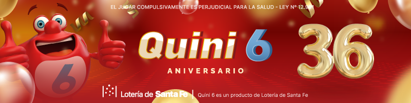 ¡El sorteo aniversario de Quini 6 te espera este domingo con un pozo increíble de más de .700 millones!