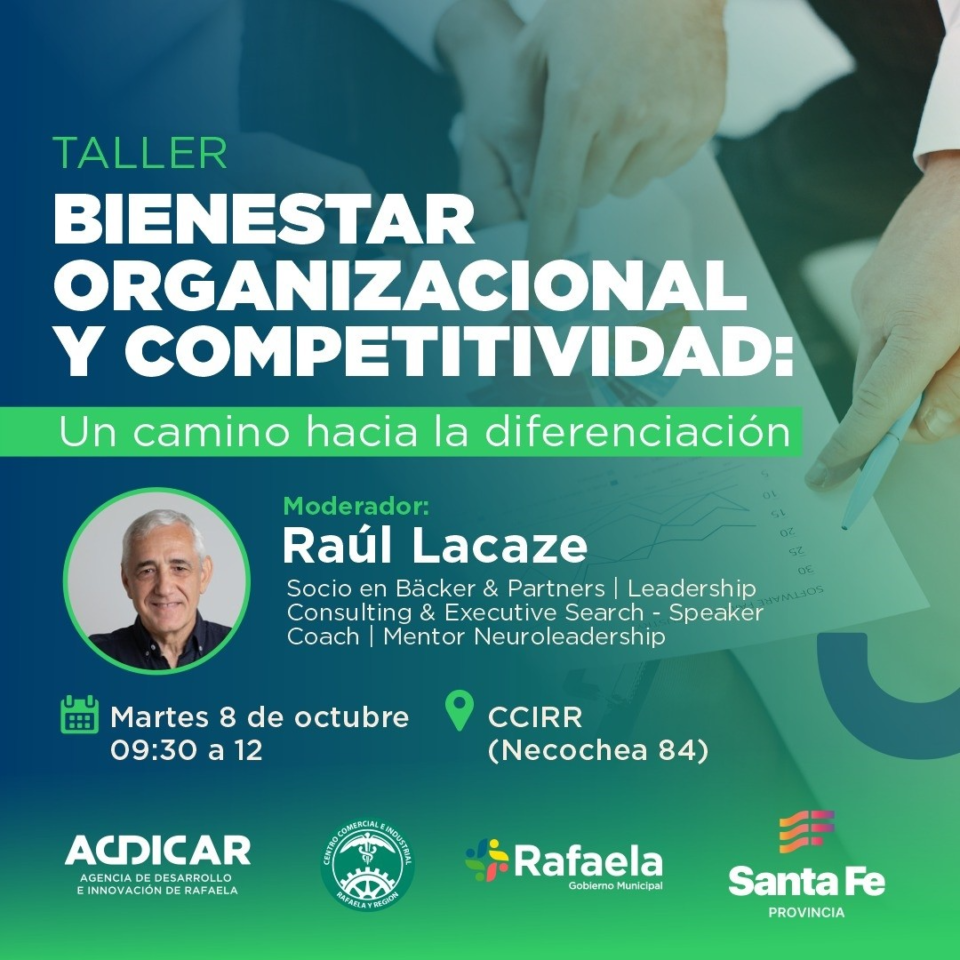 «Fomentando Entornos Saludables: Taller de Bienestar Organizacional en Rafaela»