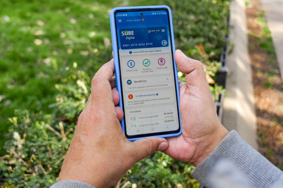 SUBE: en Rafaela se puede abonar el servicio interurbano desde el celular