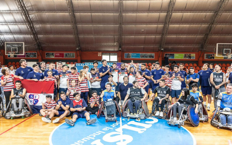 Los Pumas visitaron la sede de Cilsa, en la previa al histórico partido en Santa Fe ante Australia