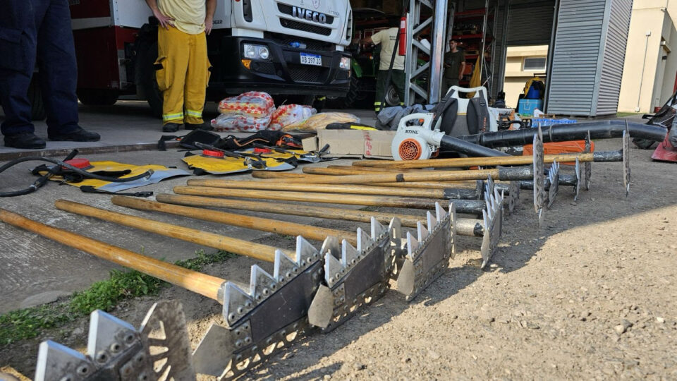 Santa Fe envía brigadistas forestales para combatir los incendios en Córdoba