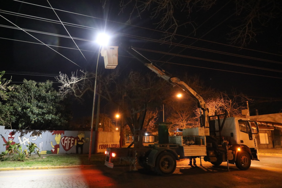 Rafaela avanza hacia una ciudad más iluminada y sostenible con luces LED