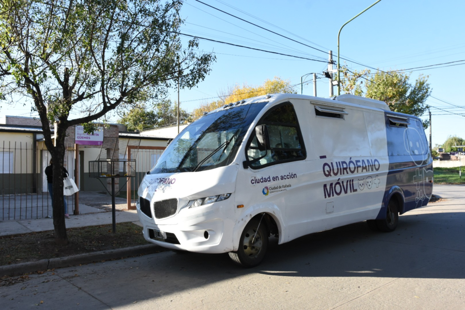 El Quirófano Móvil se ubicará en barrio San Martín
