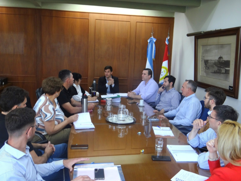 Viotti y concejales avanzan en proyectos claves para Rafaela