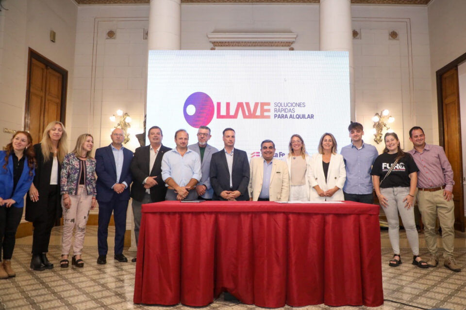 Provincia presentó “Llave”, un programa para brindar soluciones a los santafesinos que alquilan viviendas