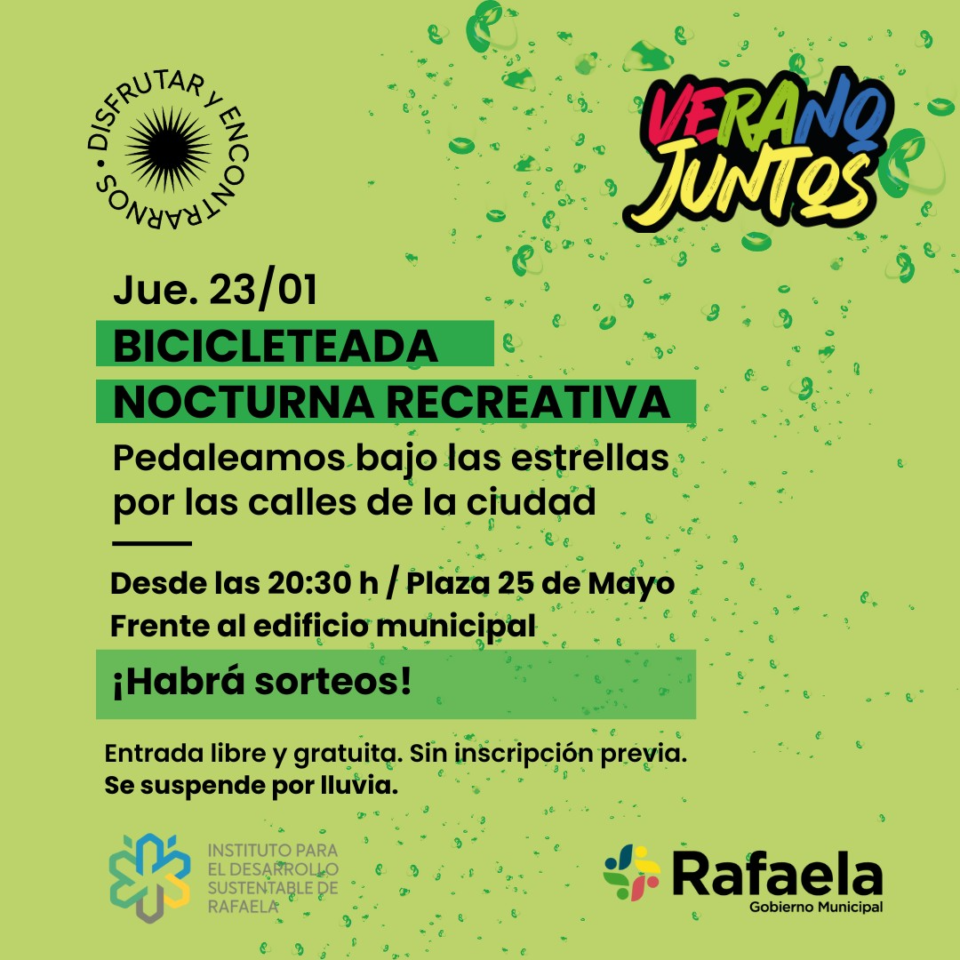 Llega la primera bicicleteada del año