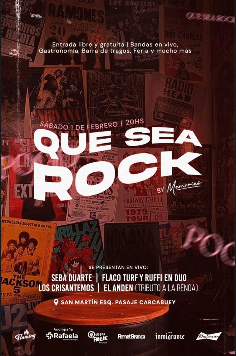«Que Sea Rock» vuelve con todo este sábado