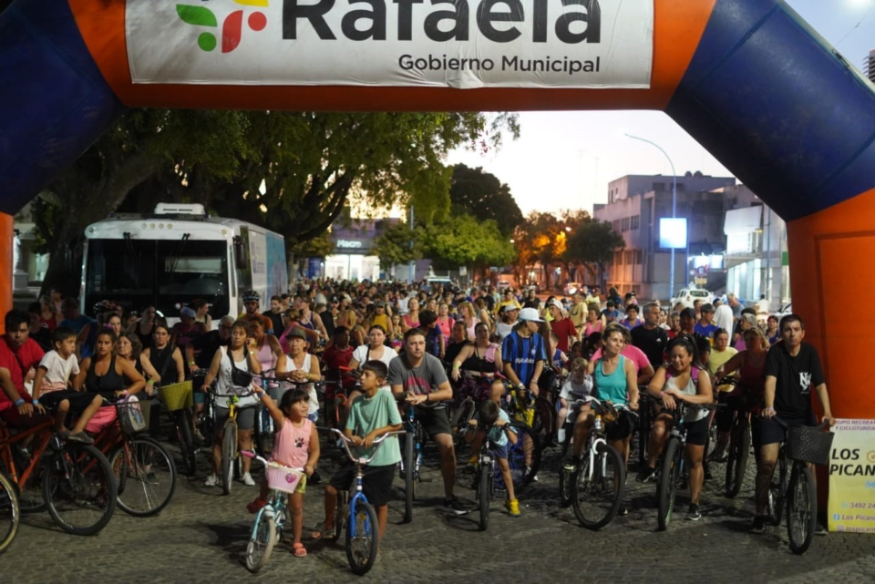 Con más de 500 personas, se realizó la primera bicicleteada del año
