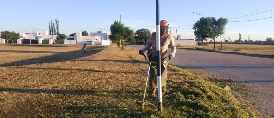 Desmalezado: una tarea que contribuye al equilibrio ambiental y al cuidado de la población