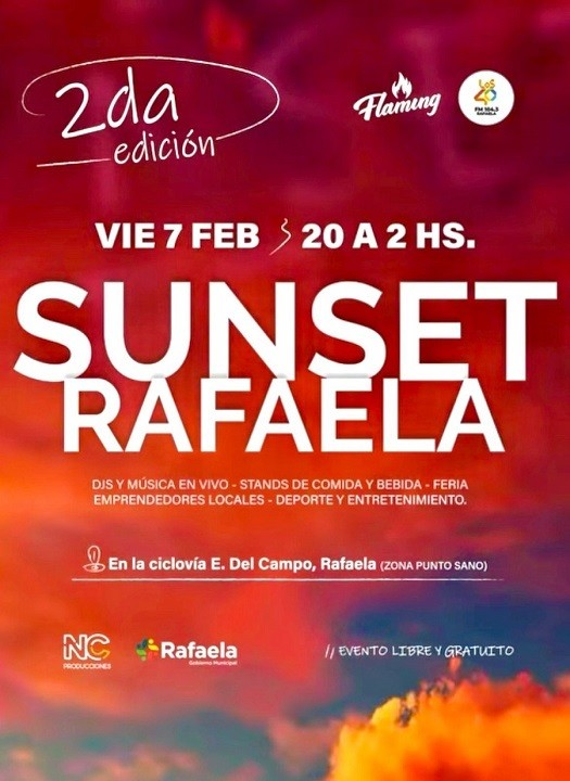 Se viene la segunda edición de «Sunset Rafaela»