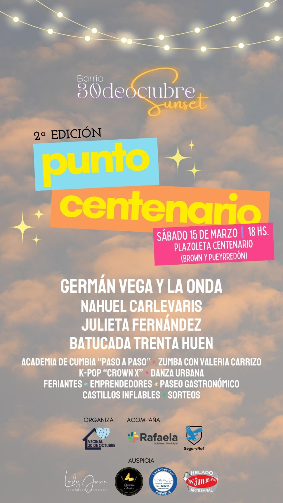Este sábado se viene la segunda edición de Punto Centenario