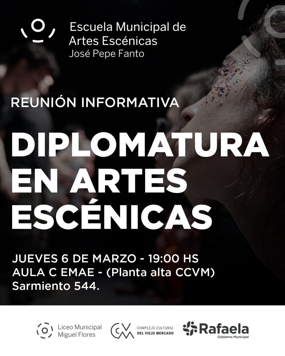 Charla informativa sobre la Diplomatura en Artes Escénicas