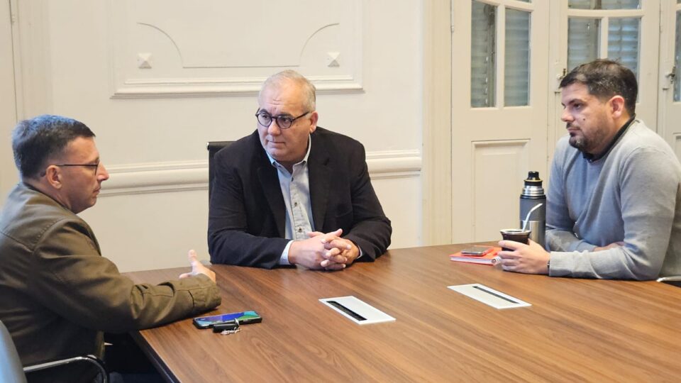 MARSICO SE REUNIO CON CORRADO PRESIDENTE DEL CENTRO COMERCIAL EN OCASION DE LA REFORMA CONSTITUCIONAL