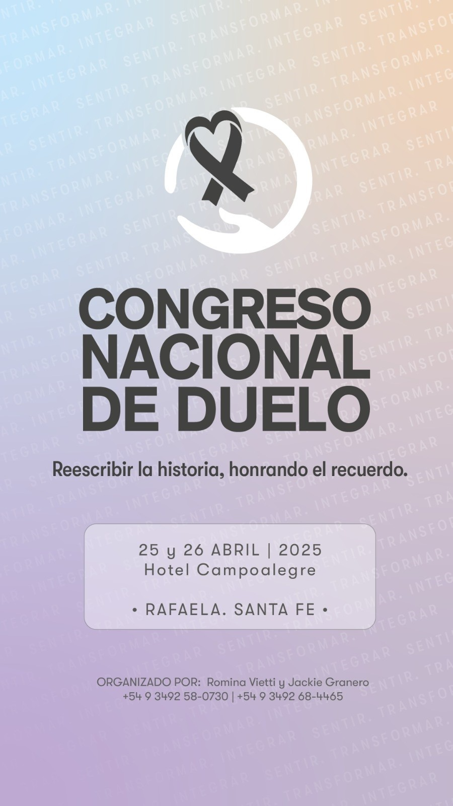 Rafaela será sede del Congreso Nacional de Duelo 2025