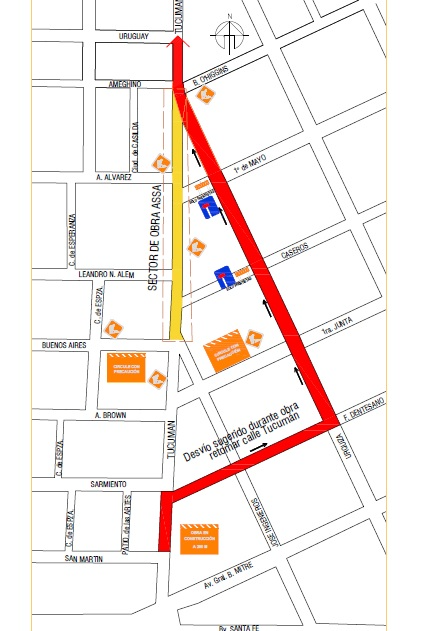 Renovación del colector cloacal en calle Tucumán: comienzan los trabajos el lunes 21