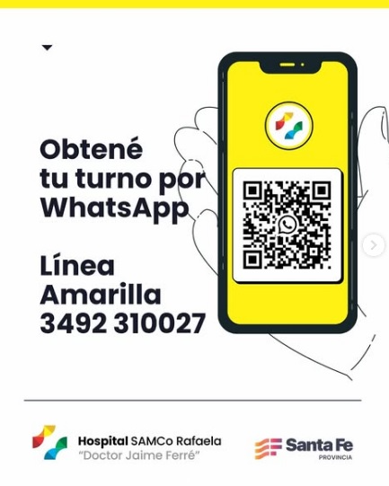 Nuevas líneas de WhatsApp para solicitar turnos en el Hospital “Dr. Jaime Ferré”