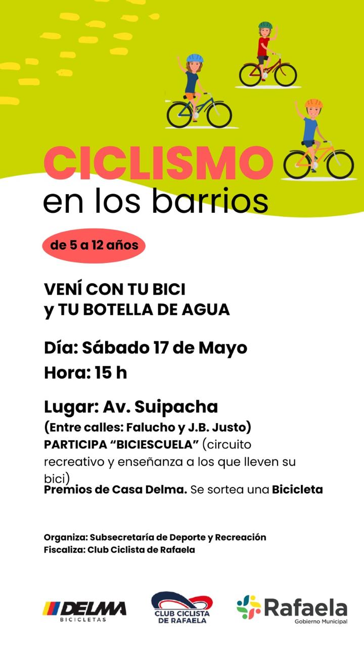 Una nueva edición de “Ciclismo en los barrios”