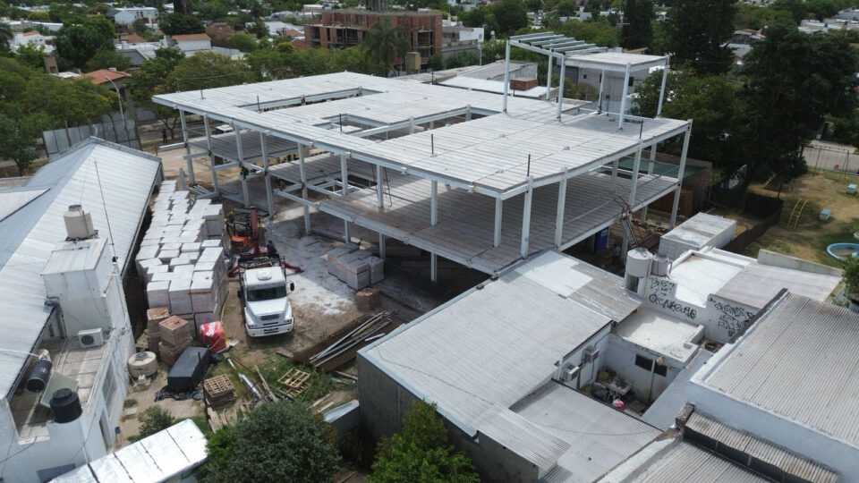 Las obras para la ampliación del Hospital de Sunchales ya tienen un 35% de avance