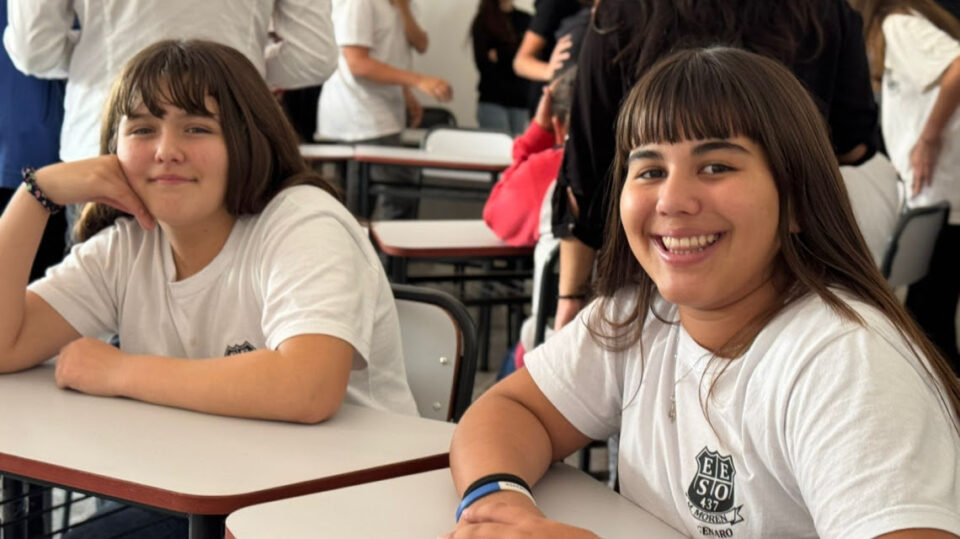 Provincia inauguró una nueva aula en la escuela secundaria Nº 437 de San Genaro