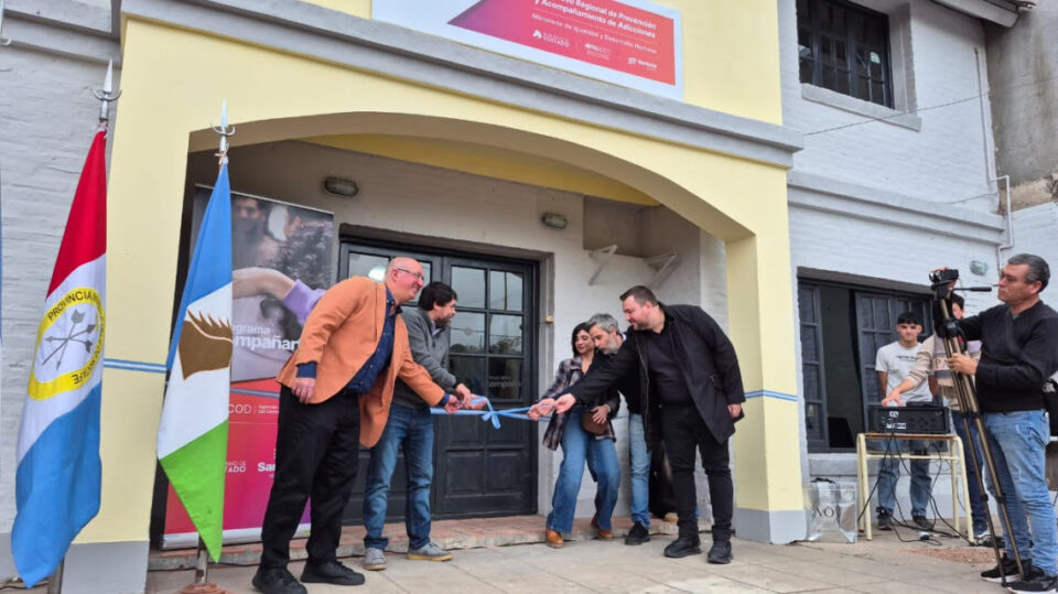 Provincia inauguró en Tostado un nuevo Centro de Día para el tratamiento de consumos problemáticos