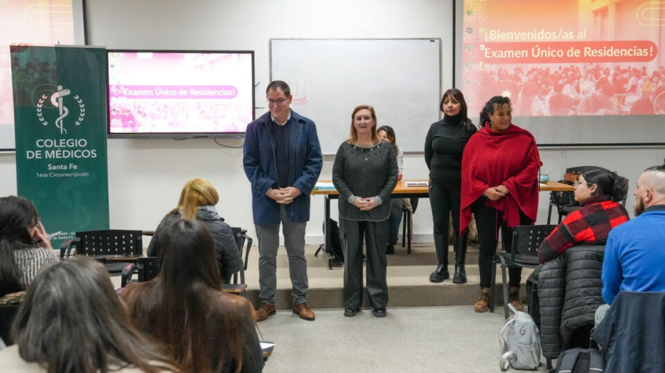 Salud: el examen de residentes se realizó en Santa Fe con un 10% más de inscriptos que el año pasado
