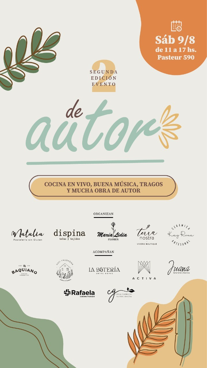 Vuelve “De Autor”: una experiencia gastronómica y creativa con sello local