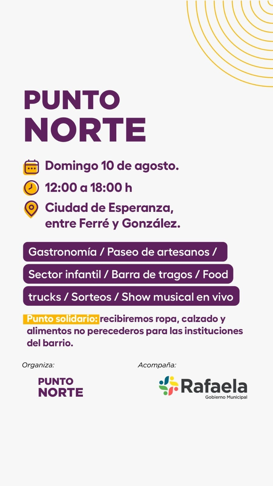 «Punto Norte»: un domingo para disfrutar en familia y con amigos