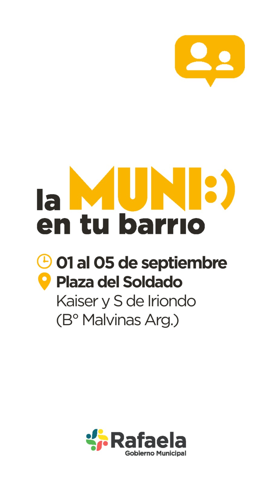 La Muni en tu barrio» se traslada al barrio Malvinas Argentinas