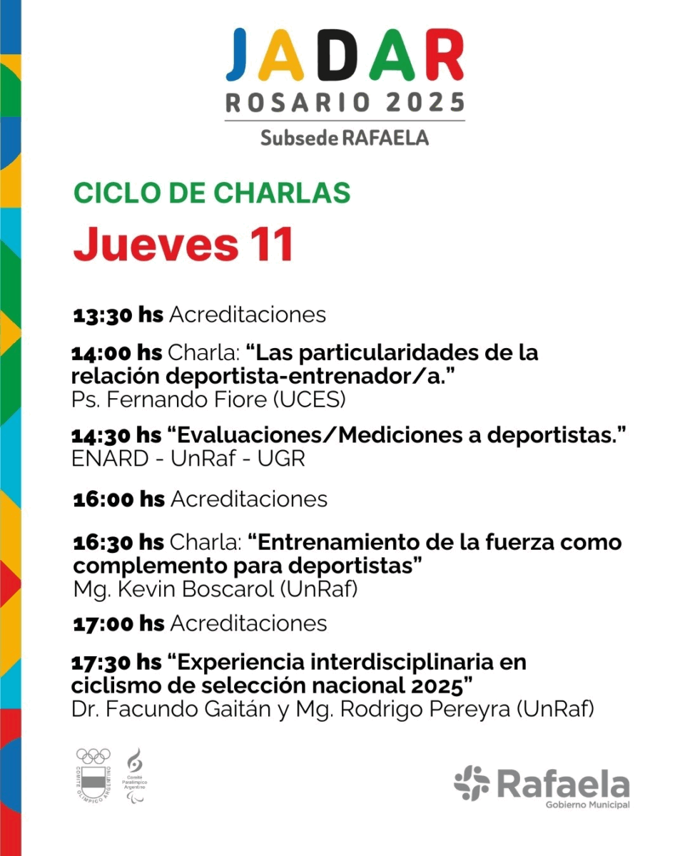 Rafaela vive los JADAR 2025