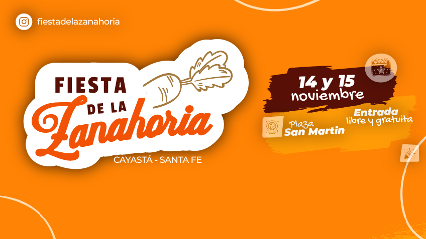 Cayastá se prepara para la gran Fiesta de la Zanahoria