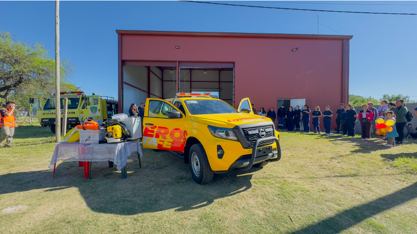 Cayastá cuenta con nuevo equipamiento para sus Bomberos Voluntarios