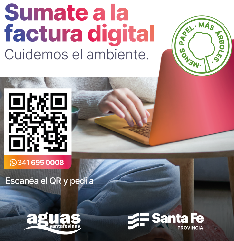 FACTURA DIGITAL DE AGUAS, PARA RECIBIRLA ANTES, SIN EXTRAVÍOS Y PRESERVAR EL AMBIENTE