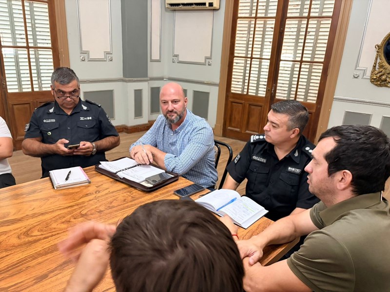 Seguridad: se realizó una nueva reunión del Comando Unificado en Rafaela