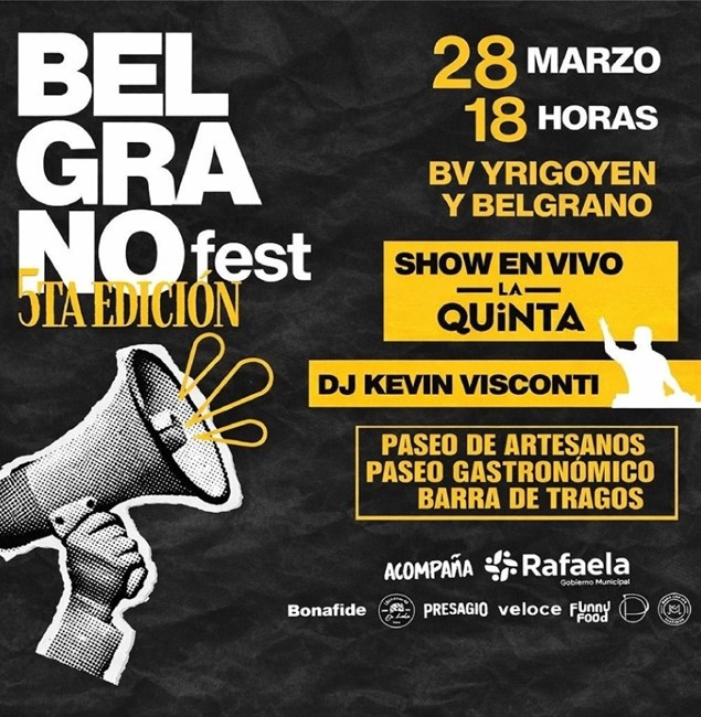 Llega la 5ª edición de Belgrano Fest con música en vivo y propuestas gastronómicas