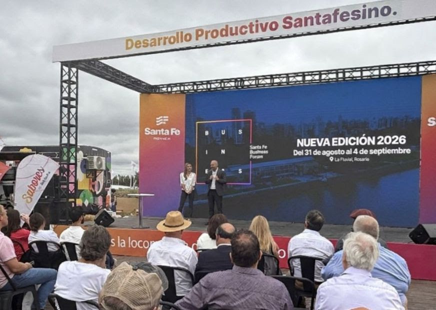 En Expoagro, Puccini lanzó el foro que conecta la provincia con el mundo