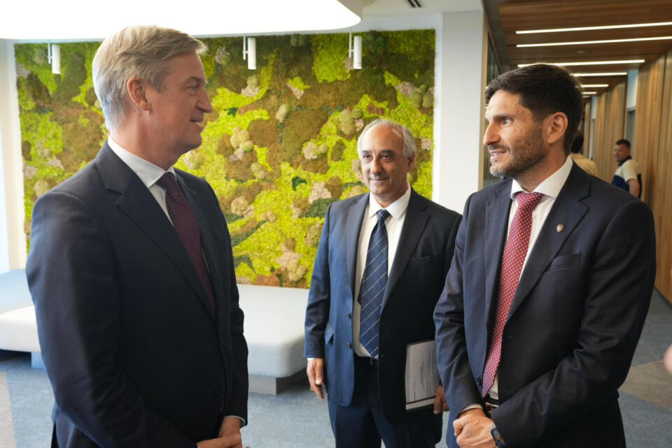 Pullaro se reunió con el embajador de la Unión Europea y consolidó la agenda comercial de Santa Fe