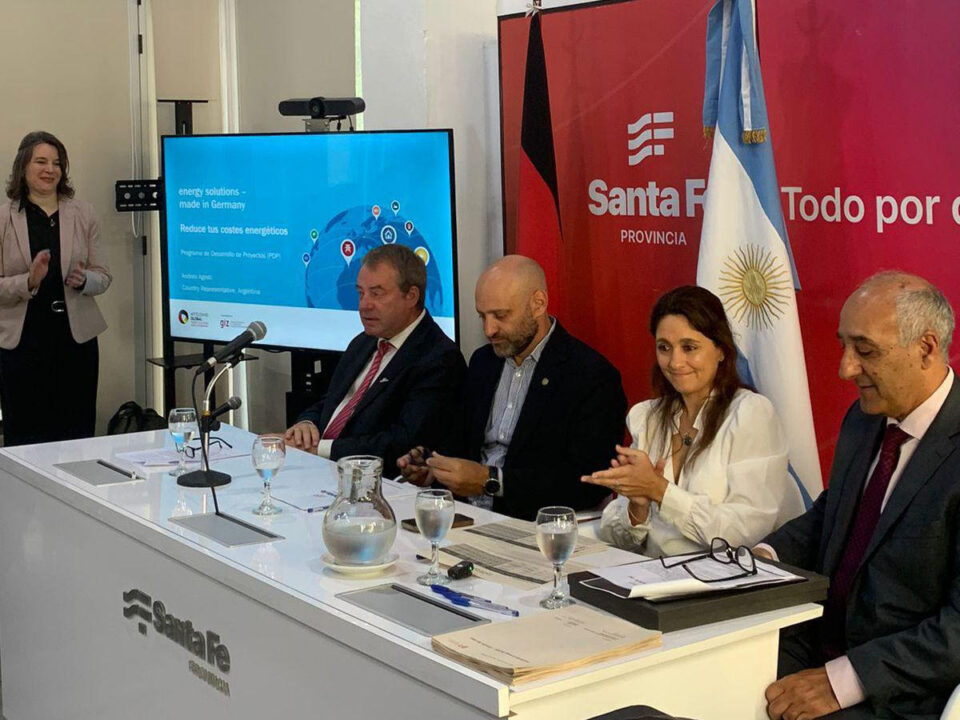Junto a Alemania, Santa Fe se posiciona como puente entre empresas privadas y garantiza capacitaciones en eficiencia energética