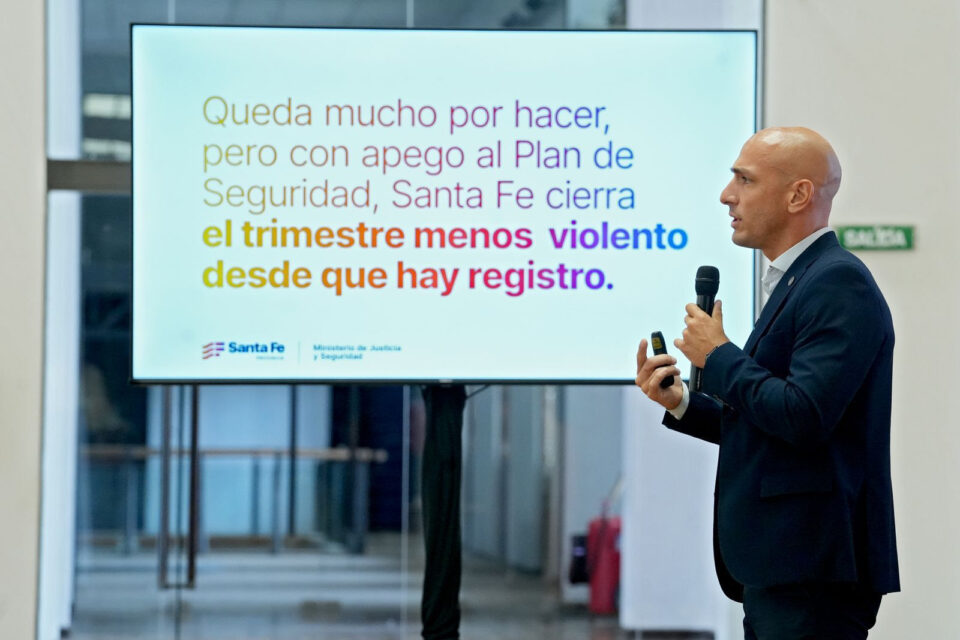 Santa Fe cerró el primer trimestre con una caída sin precedentes del 70 % en homicidios dolosos