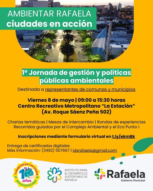 1° Jornada de gestión y políticas públicas ambientales