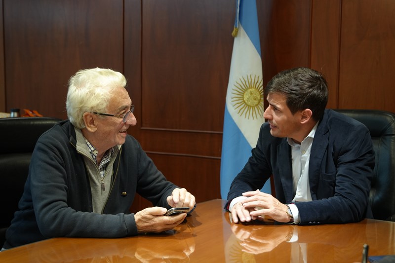 Pallarols visitó Rafaela con una propuesta participativa y un mensaje de paz