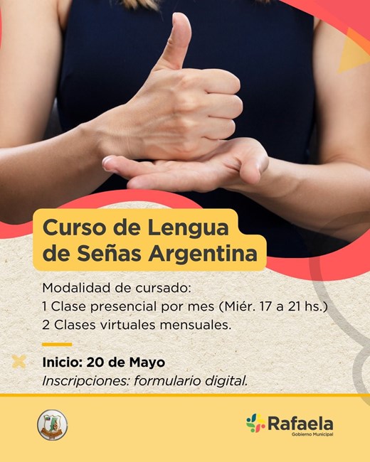 Abren las inscripciones para el taller de Lengua de Señas Argentina