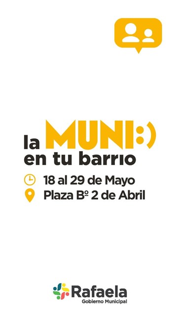La Muni en tu Barrio continúa en el 2 de Abril