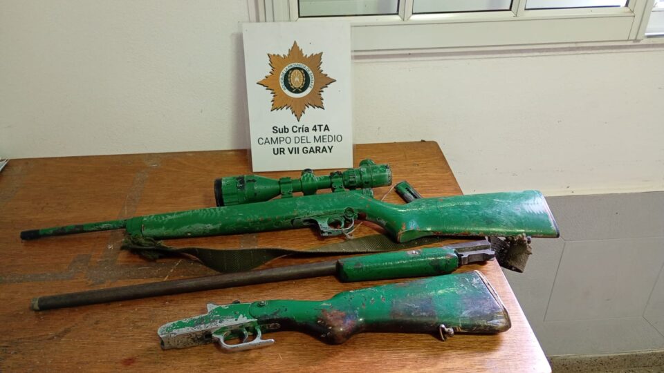 CAYASTA: SECUESTRO DE ARMAS DE FUEGO POR INFRACCIÓN A LA LEY NACIONAL N.º 25.886