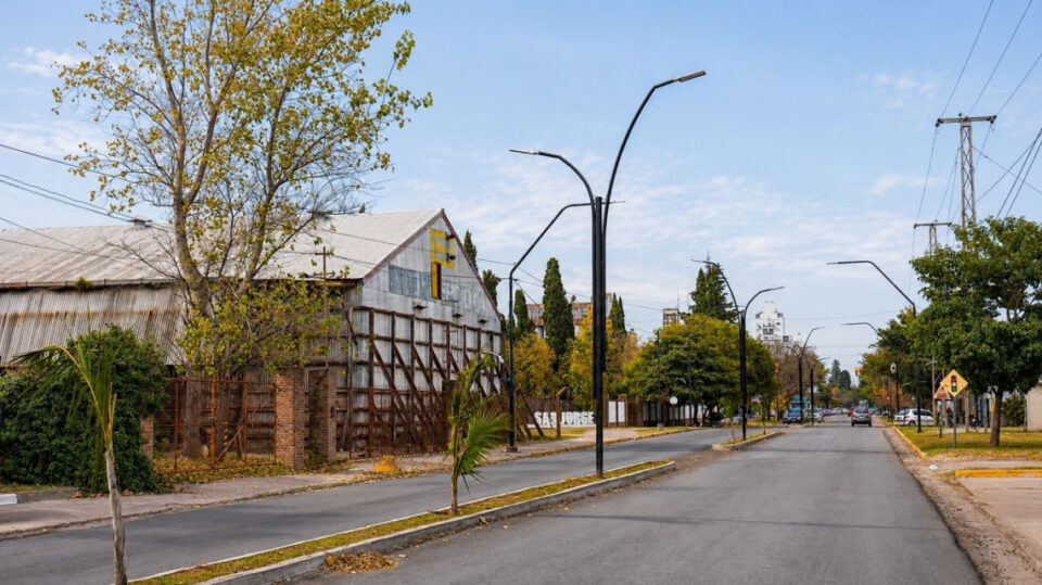 La gestión de Pullaro transforma la infraestructura urbana de San Jorge con obras viales en sus principales accesos